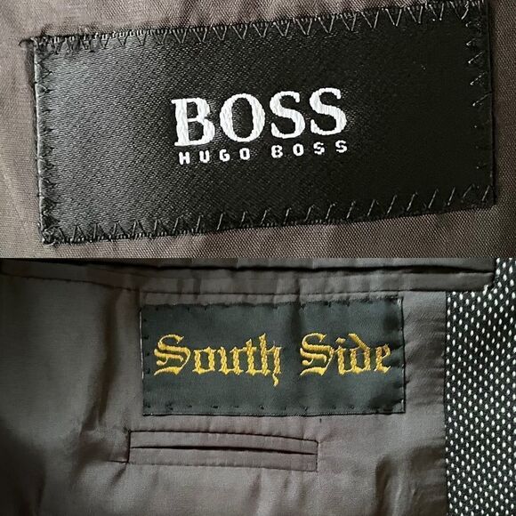 BOSS HUGO BOSS Angelica 3 Button Front Blazer Black 46R - Picture 9 of 10